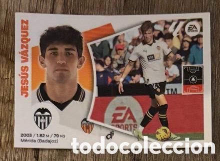 Coleccionismo cromos antiguos: JESUS VAZQUEZ VALENCIA Liga Este 2024-25 Panini sticker