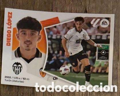 Coleccionismo cromos antiguos: DIEGO LOPEZ VALENCIA Liga Este 2024-25 Panini sticker