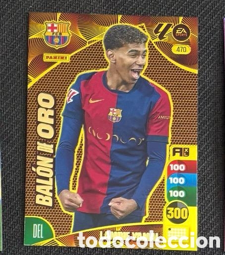 Coleccionismo cromos antiguos: 470 Adrenalyn XL 2024 2025 LAMINE YAMAL Balon de Oro Liga PANINI FC BARCELONA