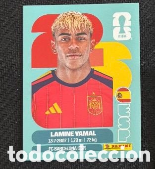 Coleccionismo cromos antiguos: LAMINE YAMAL ESPA&Ntilde;A FIFA WORLD CUP MUNDIAL 2026 Sticker
