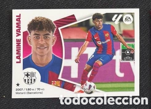 Coleccionismo cromos antiguos: CROMO STICKER LAMINE YAMAL FC BARCELONA Liga Este 2024 2025