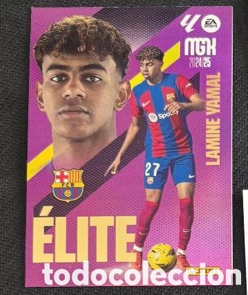 Coleccionismo cromos antiguos: LAMINE YAMAL FC BARCELONA ELITE 7 Panini Megacracks 2024 2025