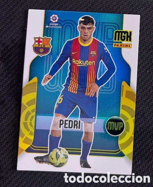 Coleccionismo cromos antiguos: PEDRI FC BARCELONA Panini Megacracks 2021-22 roce cabeza