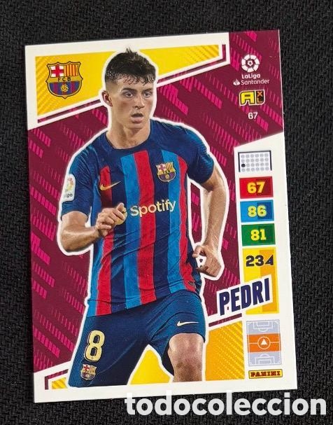 Coleccionismo cromos antiguos: 67 PEDRI FC BARCELONA Panini Adrenalyn XL LaLiga Santander 2022 23