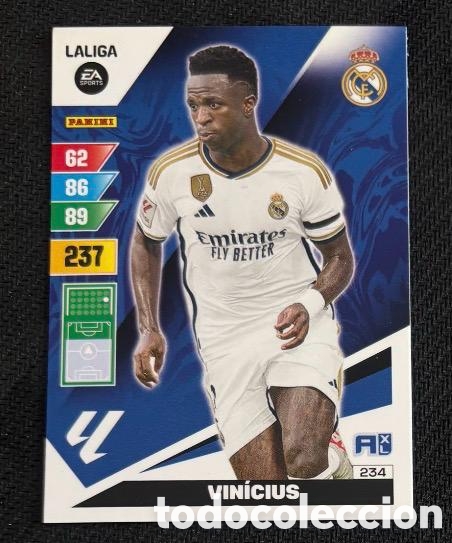 Coleccionismo cromos antiguos: VINI JR VINICIUS JUNIOR REAL Madrid REAL MADRID ADRENALYN XL CARTA CROMO 2023 2024