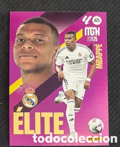 Coleccionismo cromos antiguos: MBAPPE REAL MADRID ELITE Panini Megacracks 2024 2025