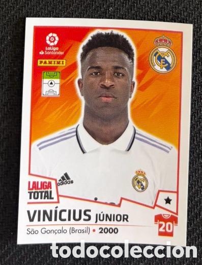 Coleccionismo cromos antiguos: 262 VINICIUS JR VINI JUNIOR REAL MADRID Panini La Liga Total 2022 2023