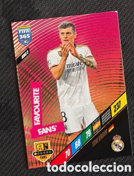 Coleccionismo cromos antiguos: TONI KROOS FIFA 365 ADRENALYN 2023 2024 PANINI RMA5 REAL MADRID
