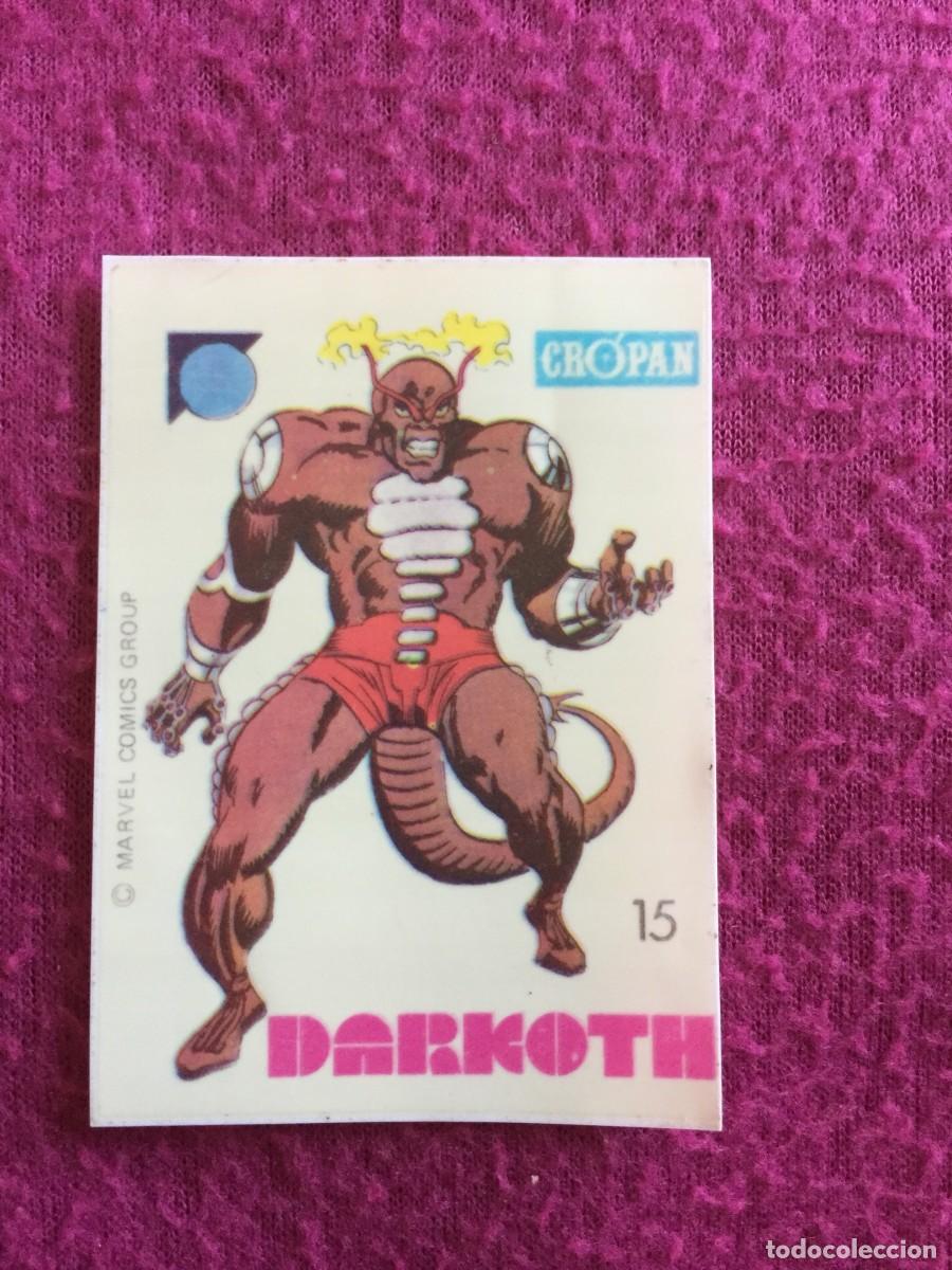 Coleccionismo cromos antiguos: CROPAN : ANTIGUO CROMO N&ordm; 15 DARKOTH ALBUM DESCUBRE A TUS HEROES FANTASTICOS A&Ntilde;O 1975