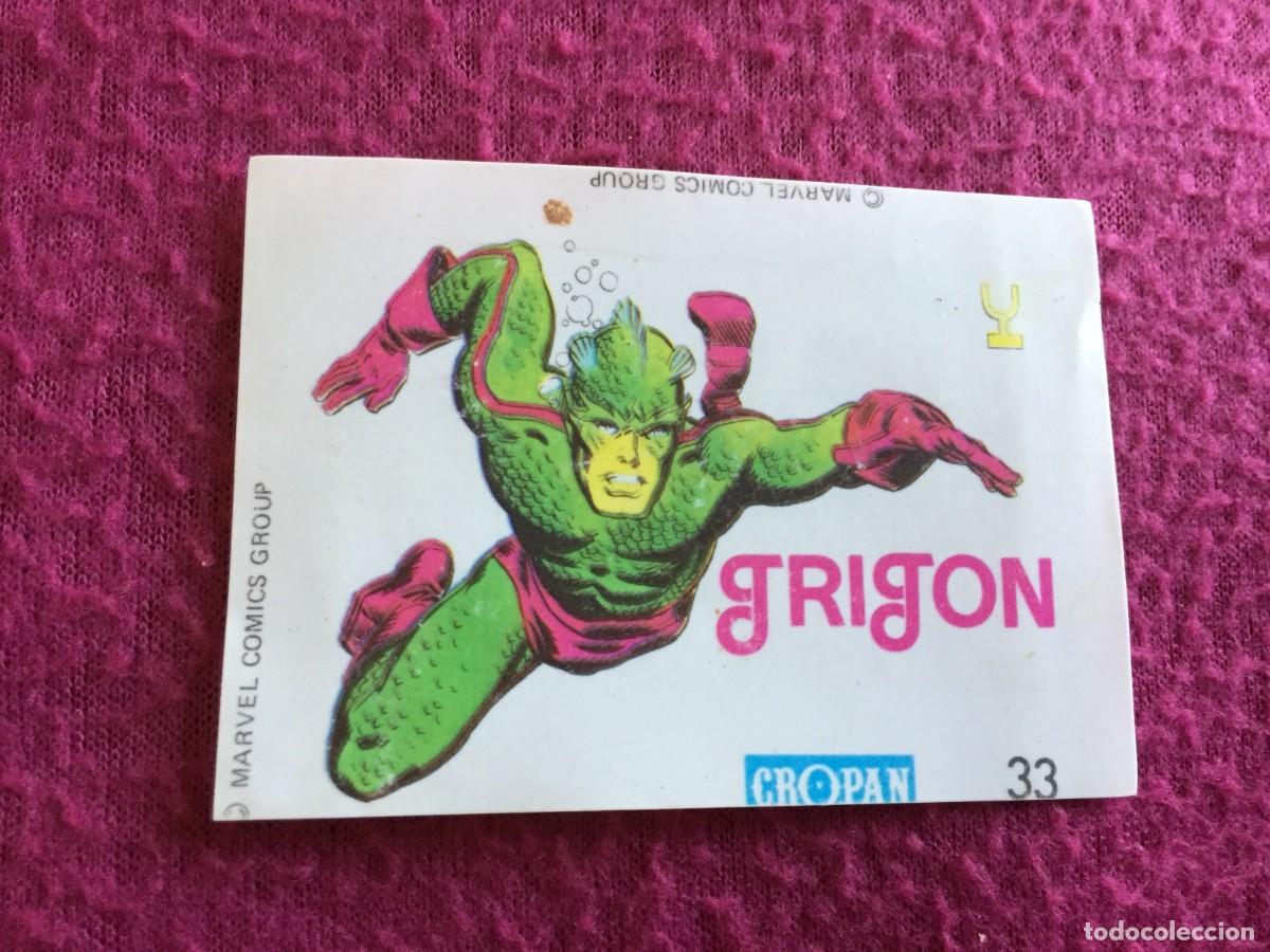Coleccionismo cromos antiguos: Cromo cropan del album descubre a tus h&eacute;roes fant&aacute;sticos n&ordm; 33 triton