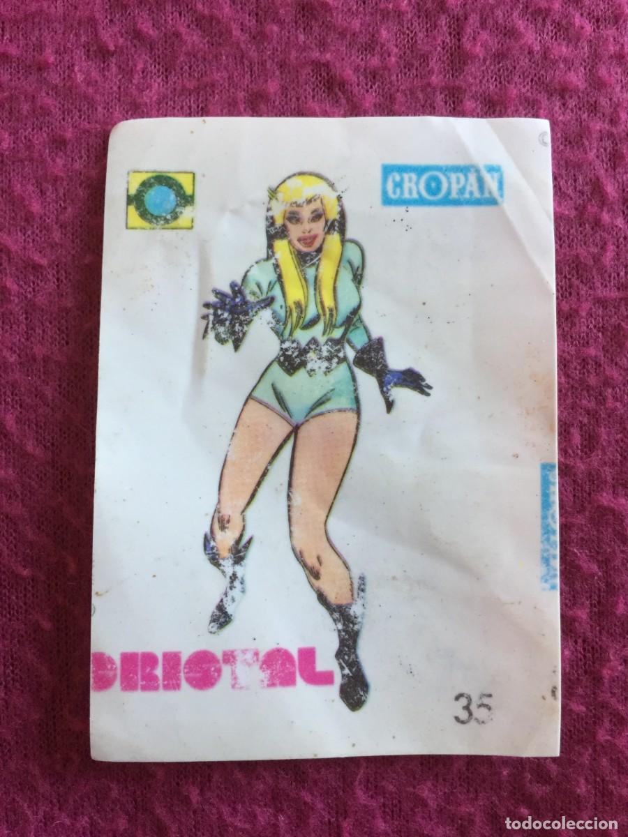 Coleccionismo cromos antiguos: Cromo cropan del album descubre a tus h&eacute;roes fant&aacute;sticos n&ordm; 35 crista
