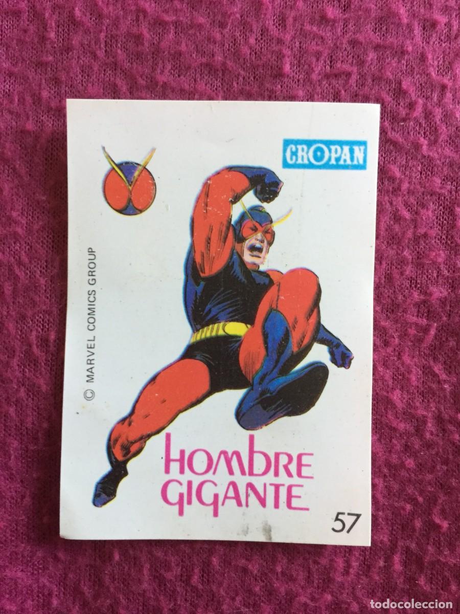 Coleccionismo cromos antiguos: CROPAN : ANTIGUO CROMO N&ordm; 57 HOMBRE GIGANTE ALBUM DESCUBRE A TUS HEROES FANTASTICOS A&Ntilde;O 1975