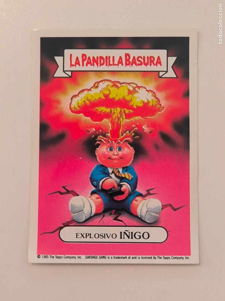 Coleccionismo cromos antiguos: CROMO LA PANDILLA BASURA - N&ordm; 11 - EXPLOSIVO I&Ntilde;IGO - MERCHANTE ALBUM AMARILLO (148A1)