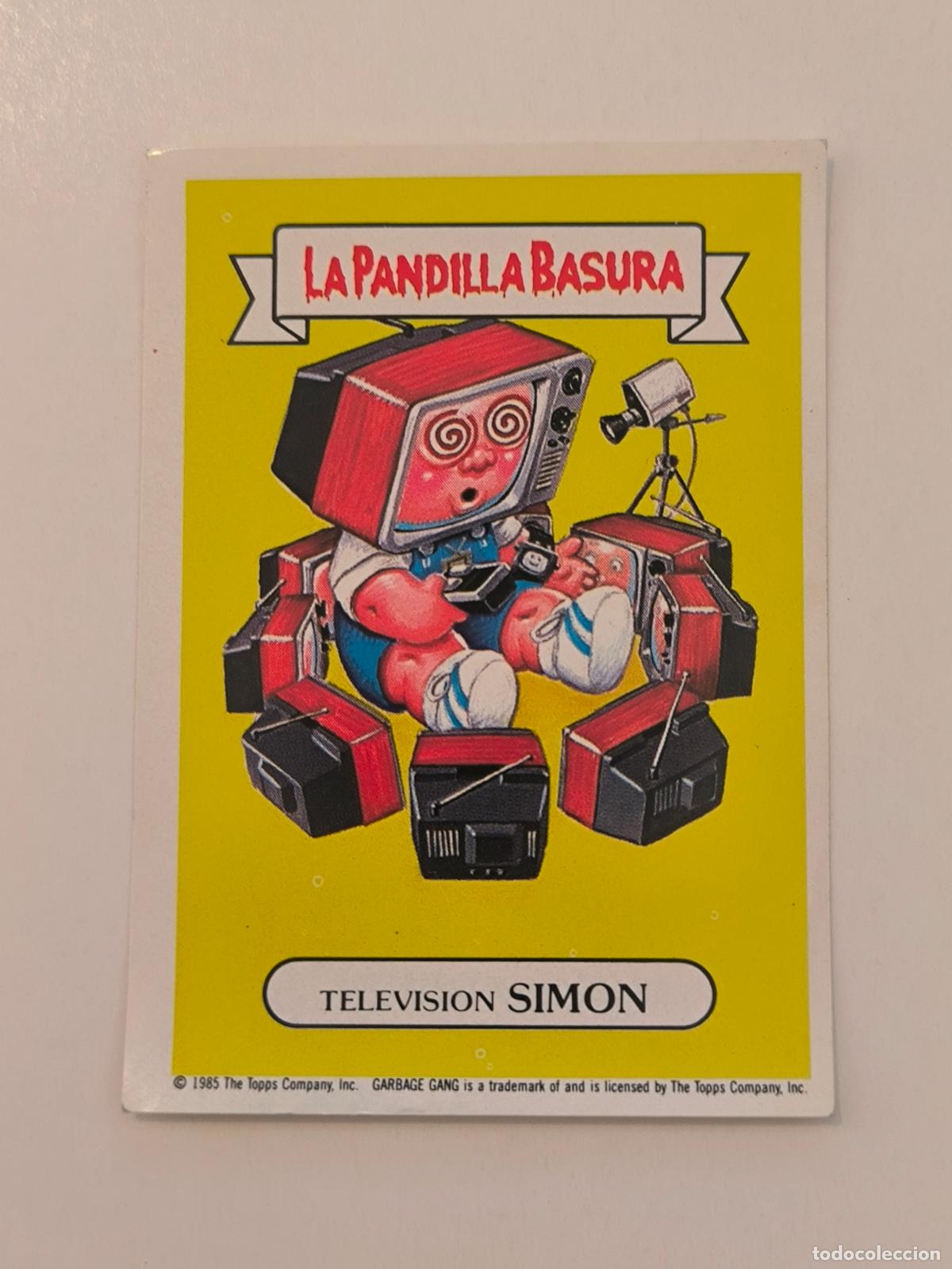 Coleccionismo cromos antiguos: CROMO LA PANDILLA BASURA - N&ordm; 35 - TELEVISION SIMON - MERCHANTE ALBUM AMARILLO (148A1)