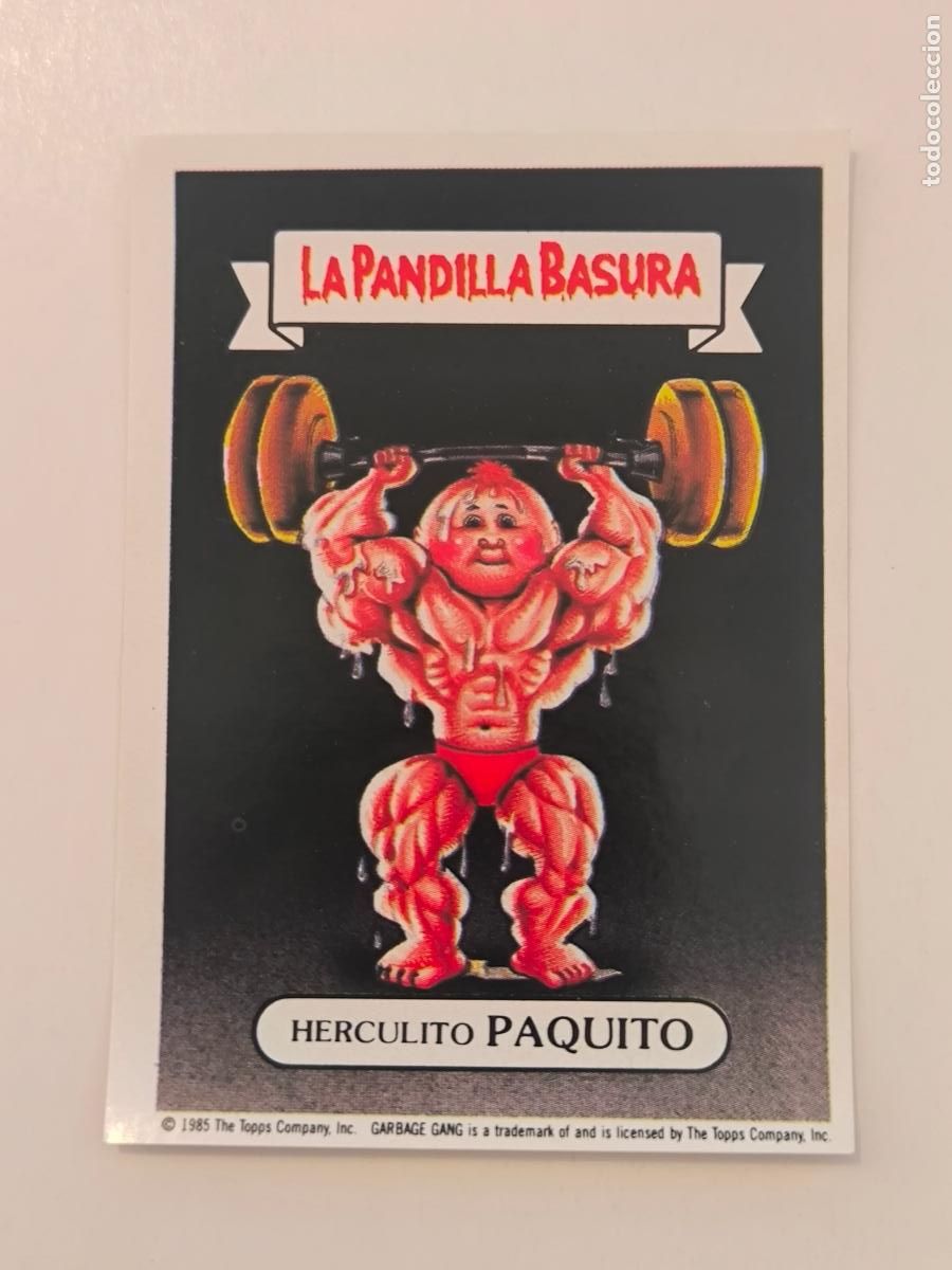 Coleccionismo cromos antiguos: CROMO LA PANDILLA BASURA - N&ordm; 59 - HERCULITO PAQUITO - MERCHANTE ALBUM AMARILLO (148A1)