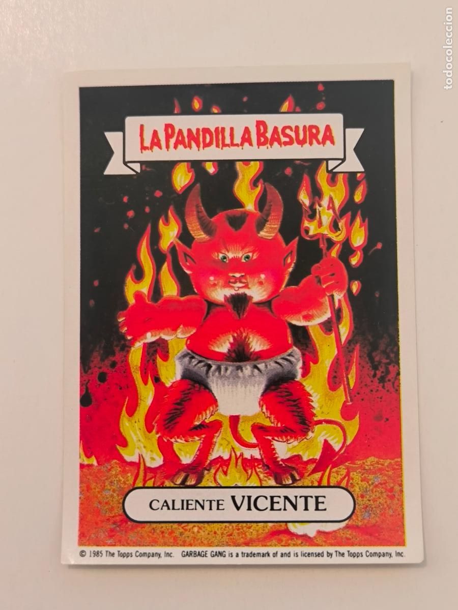 Coleccionismo cromos antiguos: CROMO LA PANDILLA BASURA - N&ordm; 64 - CALIENTE VICENTE - MERCHANTE ALBUM AMARILLO (148A1)