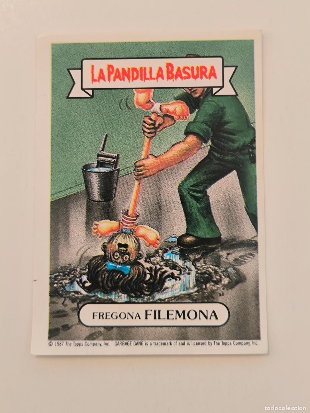 Coleccionismo cromos antiguos: CROMO LA PANDILLA BASURA - N&ordm; 163 - FREGONA FILEMONA - MERCHANTE ALBUM AMARILLO (148A1)