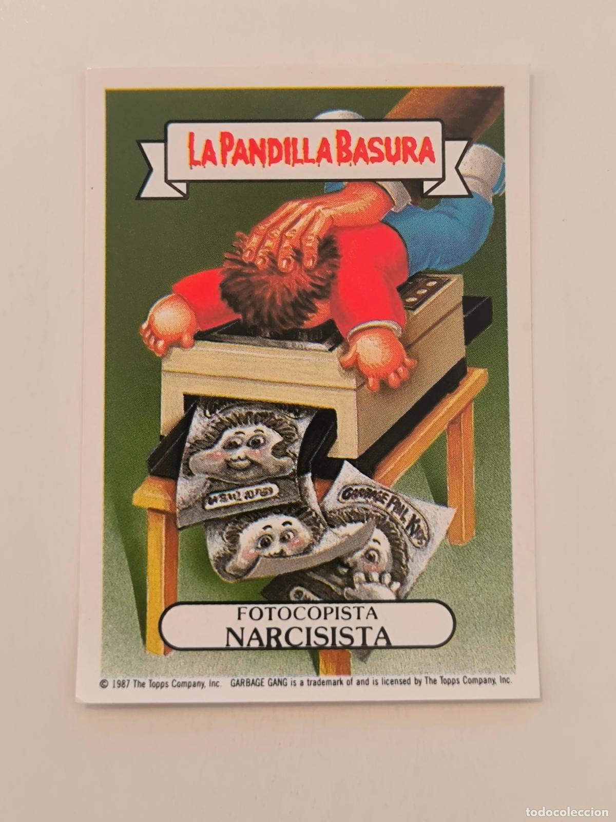Coleccionismo cromos antiguos: CROMO LA PANDILLA BASURA - N&ordm; 221 - FOTOCOPISTA NARCISISTA - MERCHANTE ALBUM AMARILLO (148A1)