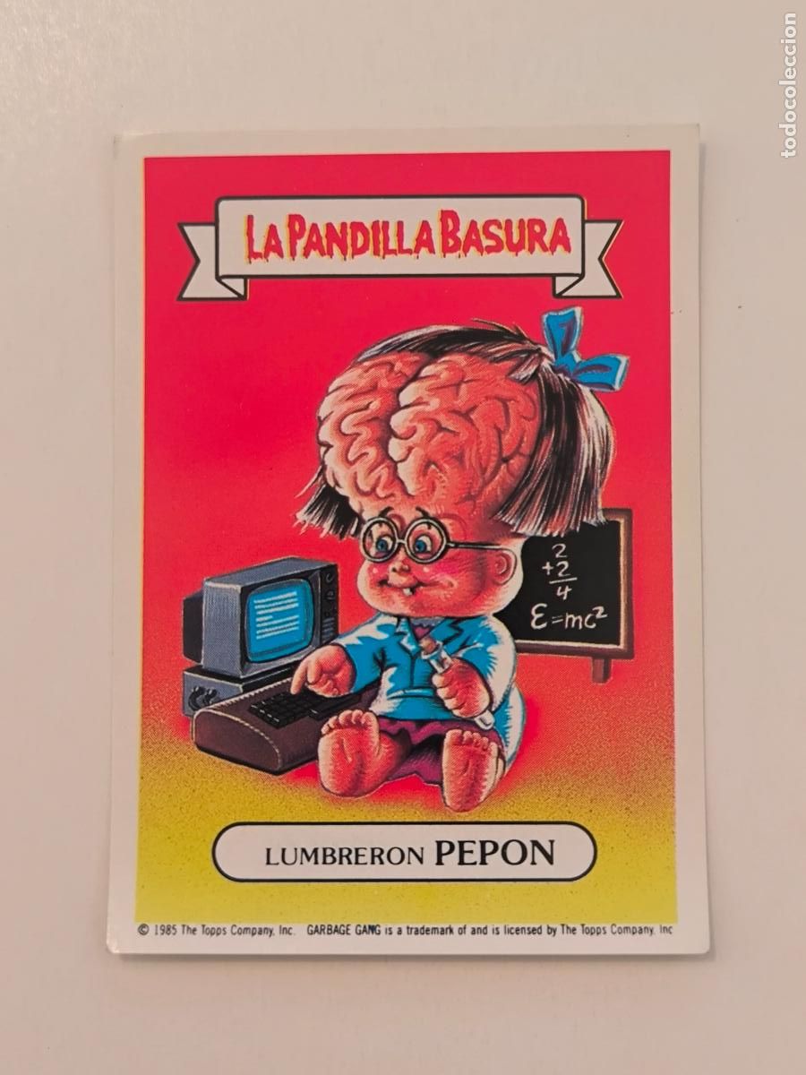Coleccionismo cromos antiguos: CROMO LA PANDILLA BASURA - N&ordm; 43 - LUMBRERON PEPON - MERCHANTE ALBUM AMARILLO (148A2)