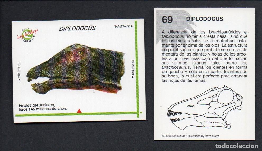 Coleccionismo cromos antiguos: CROMO N&ordm; 69 DE LA COLECCI&Oacute;N DINOCARDZ 1993. NUEVO.