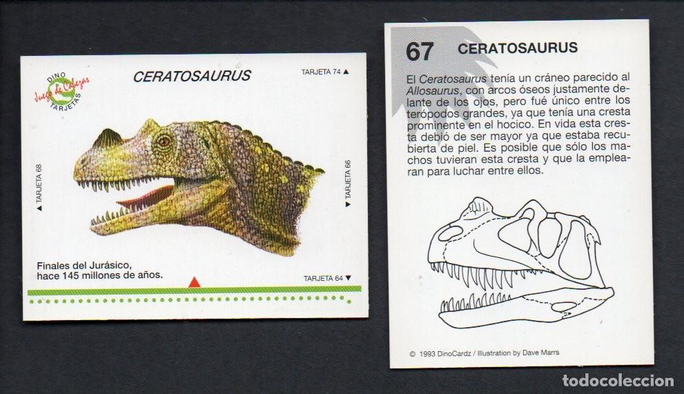 Coleccionismo cromos antiguos: CROMO N&ordm; 67 DE LA COLECCI&Oacute;N DINOCARDZ 1993. NUEVO.