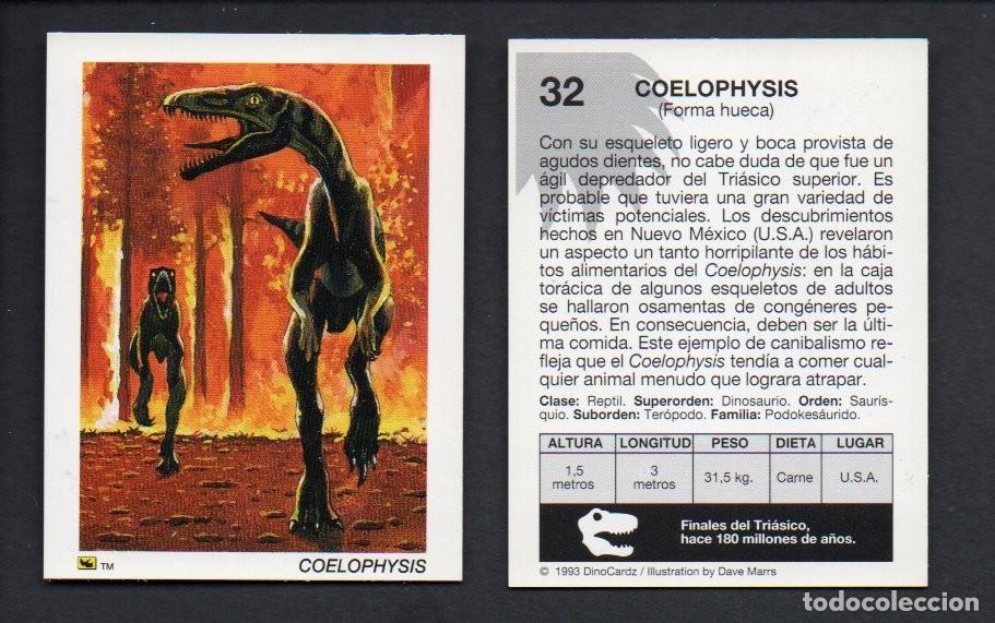 Coleccionismo cromos antiguos: CROMO N&ordm; 32 DE LA COLECCI&Oacute;N DINOCARDZ 1993. NUEVO.