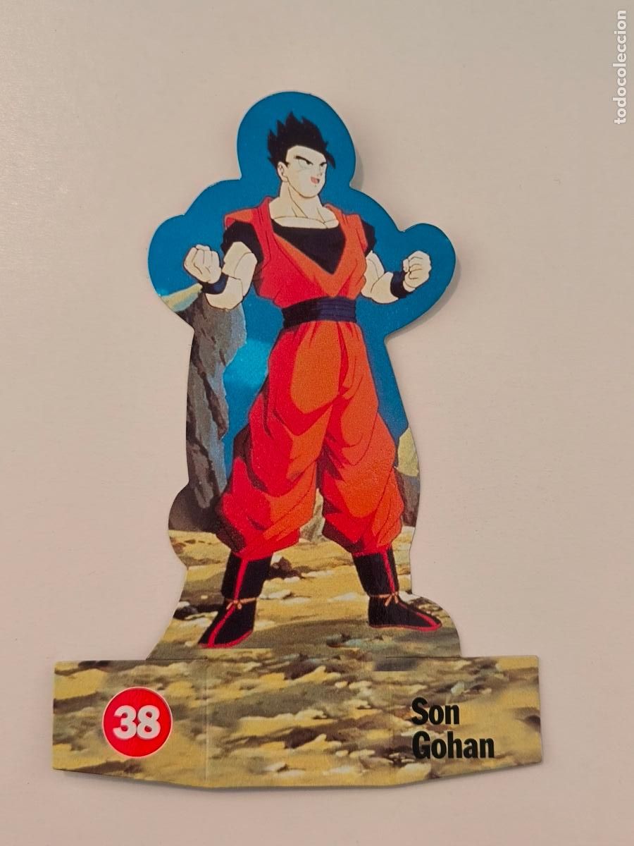 Coleccionismo cromos antiguos: CROMO TROQUELADO DRAGON BALL Z - N&ordm; 38 - CHICLES BOOMER (O7A1)