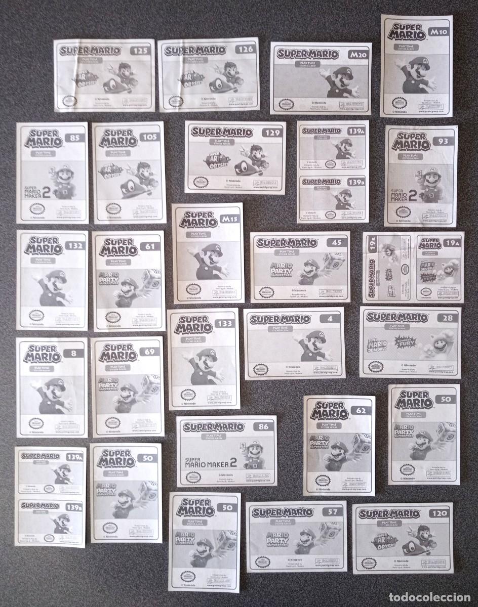 Coleccionismo cromos antiguos: Lote cromos Super Mario Panini - Foto 11