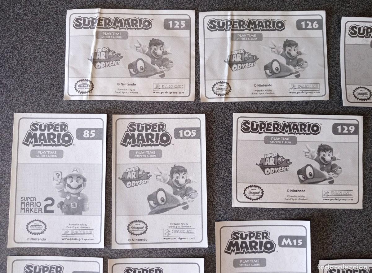 Coleccionismo cromos antiguos: Lote cromos Super Mario Panini - Foto 12