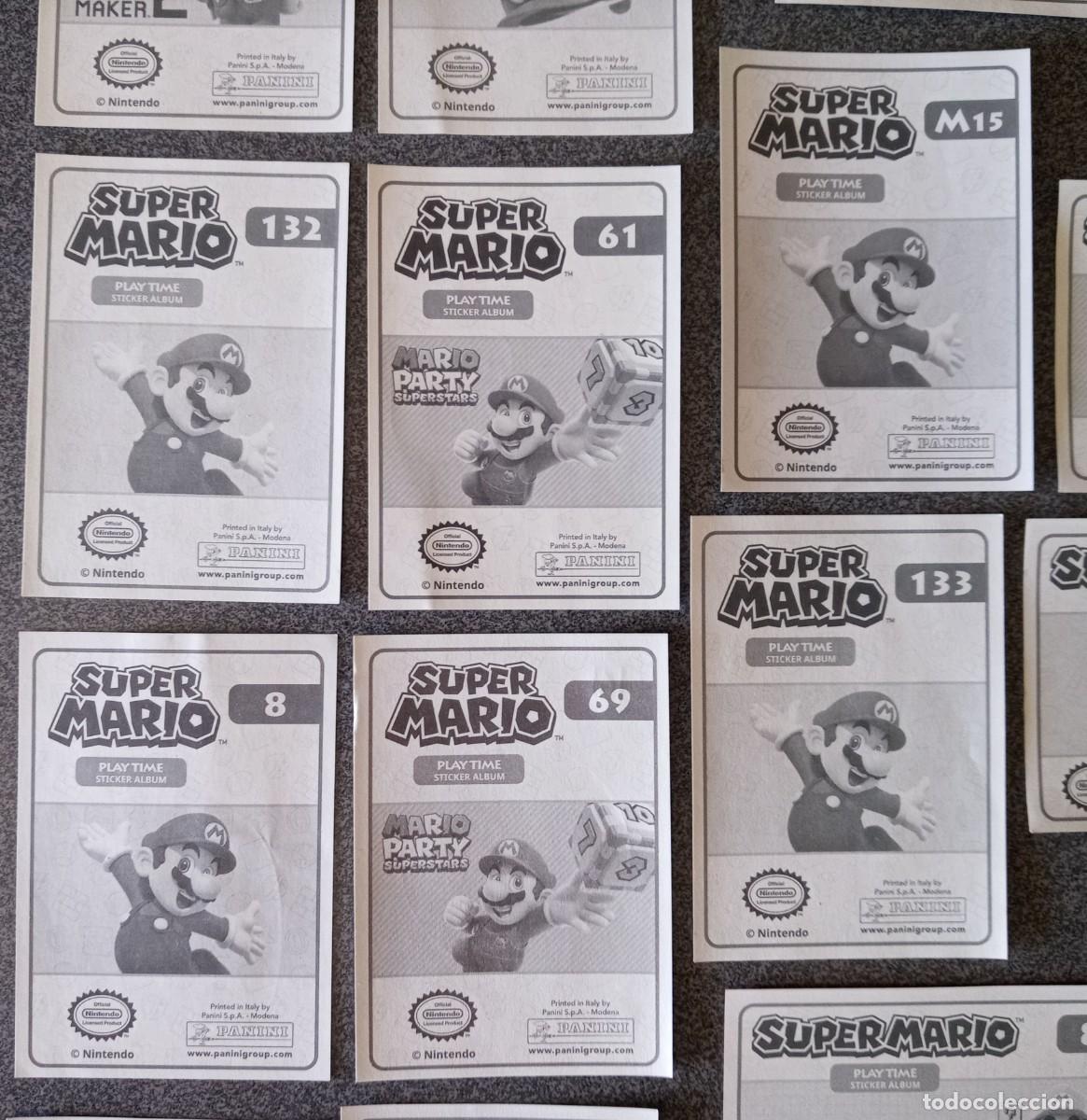 Coleccionismo cromos antiguos: Lote cromos Super Mario Panini - Foto 14