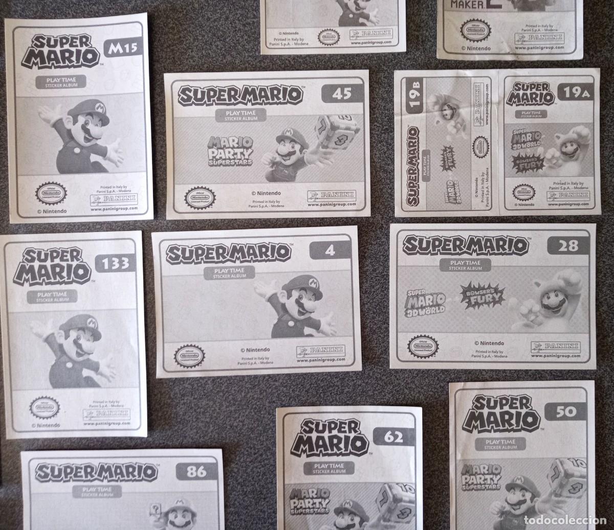 Coleccionismo cromos antiguos: Lote cromos Super Mario Panini - Foto 15