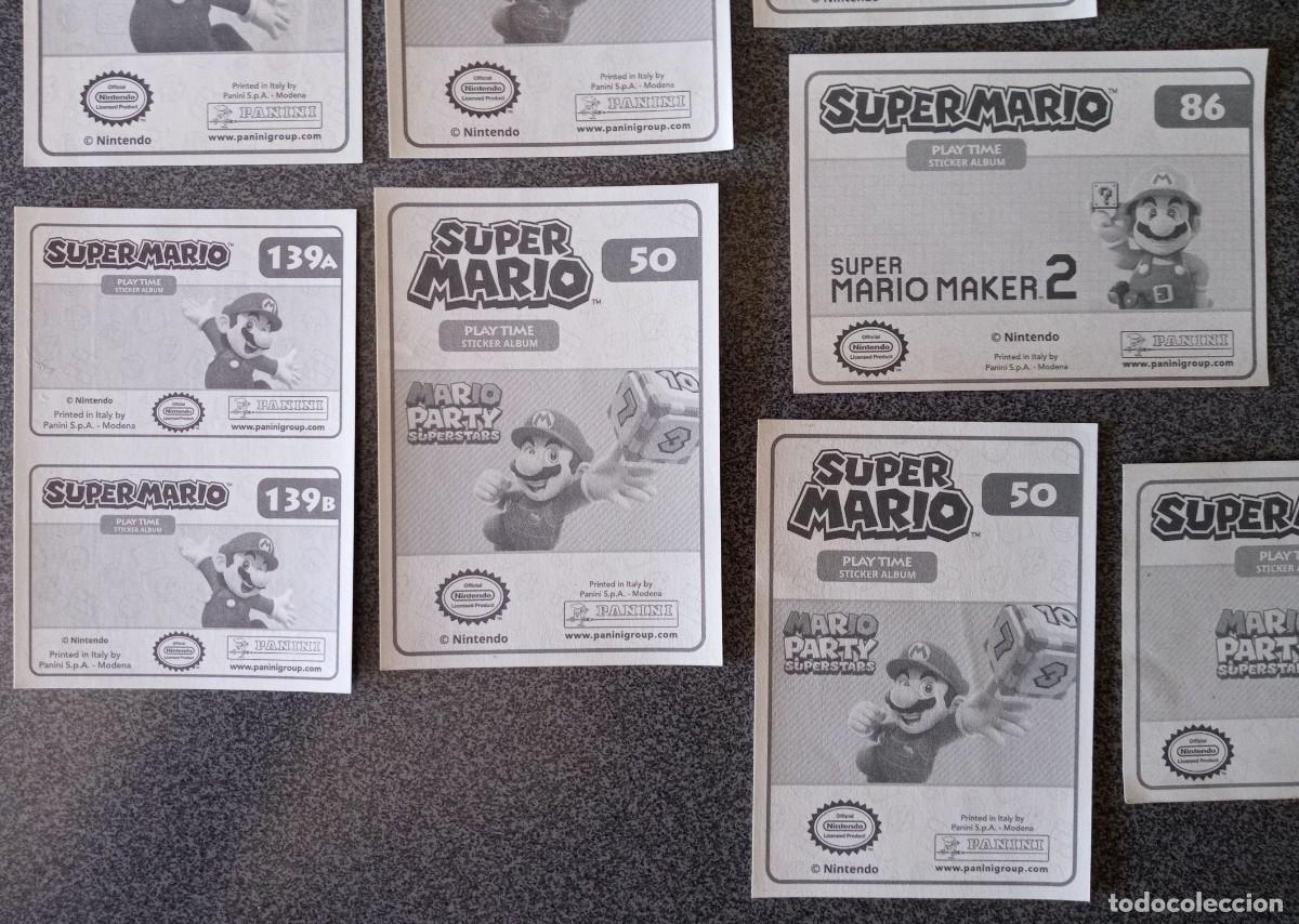 Coleccionismo cromos antiguos: Lote cromos Super Mario Panini - Foto 16