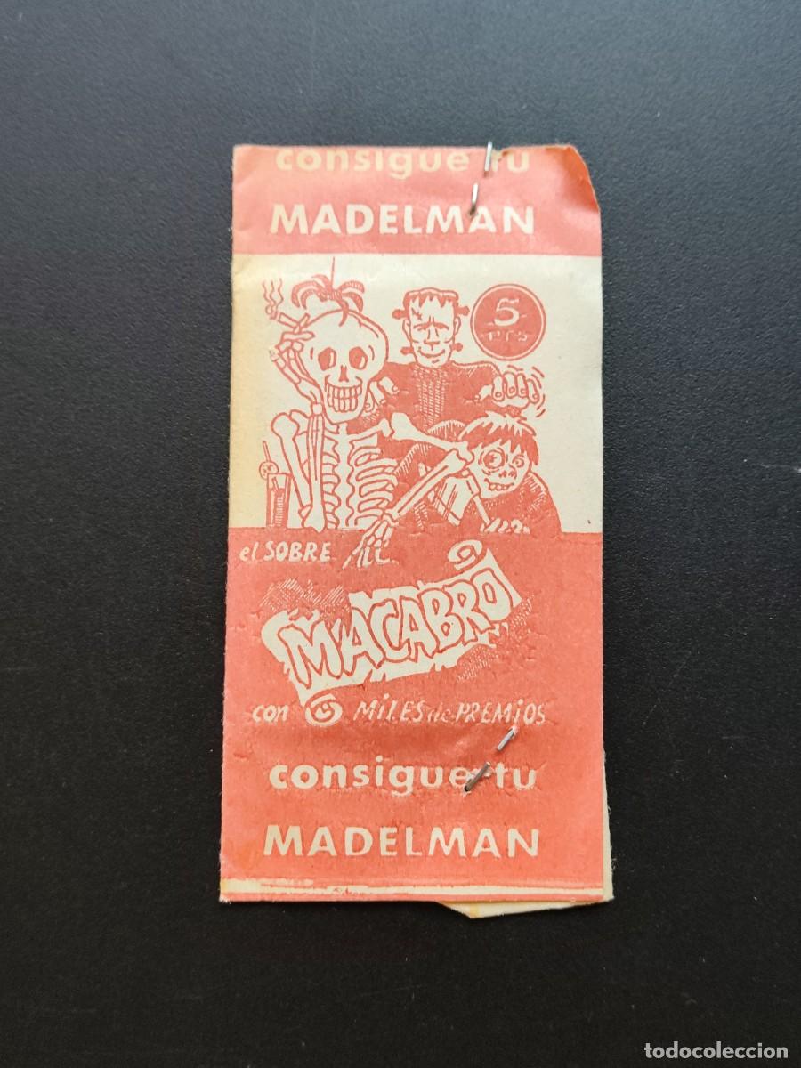 Coleccionismo cromos antiguos: SOBRE CERRADO MONSTRUOS DIAB&Oacute;LICOS EL SOBRE MACABRO