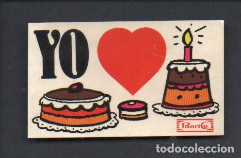 Coleccionismo cromos antiguos: ANTIGUO CROMO ADHESIVO PANRICO - SERIE YO AMO LA VIDA - YO PASTELES.