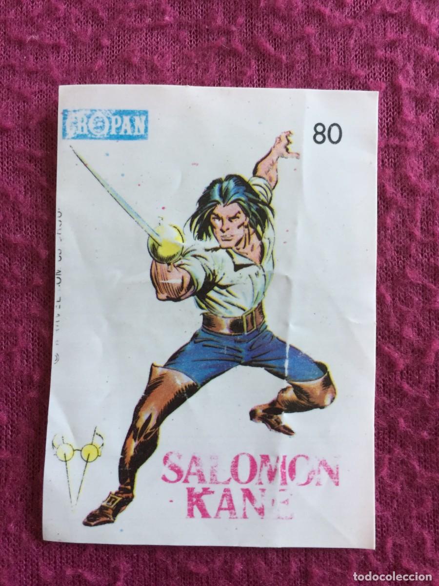 Coleccionismo cromos antiguos: CROPAN : ANTIGUO CROMO N&ordm; 80 SALOMON KANE ALBUM DESCUBRE A TUS HEROES FANTASTICOS A&Ntilde;O 1975