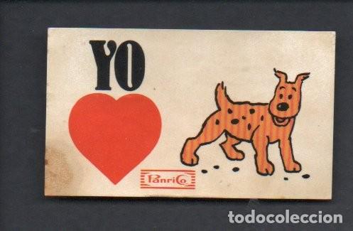 Coleccionismo cromos antiguos: ANTIGUO CROMO ADHESIVO PANRICO - SERIE YO AMO LA VIDA - YO PERRO.