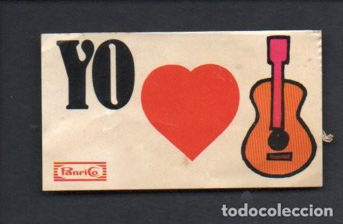 Coleccionismo cromos antiguos: ANTIGUO CROMO ADHESIVO PANRICO - SERIE YO AMO LA VIDA - YO LA GUITARRA