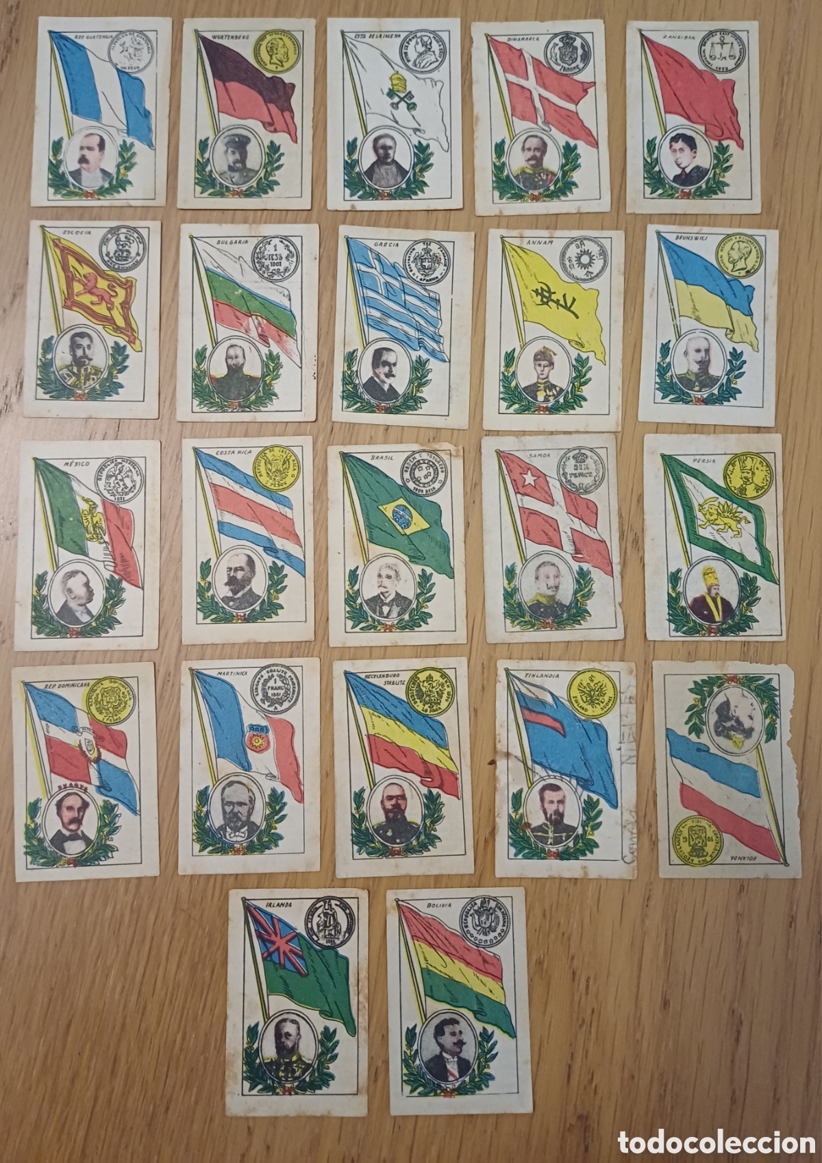 Coleccionismo cromos antiguos: 22 cromos album Gobernantes