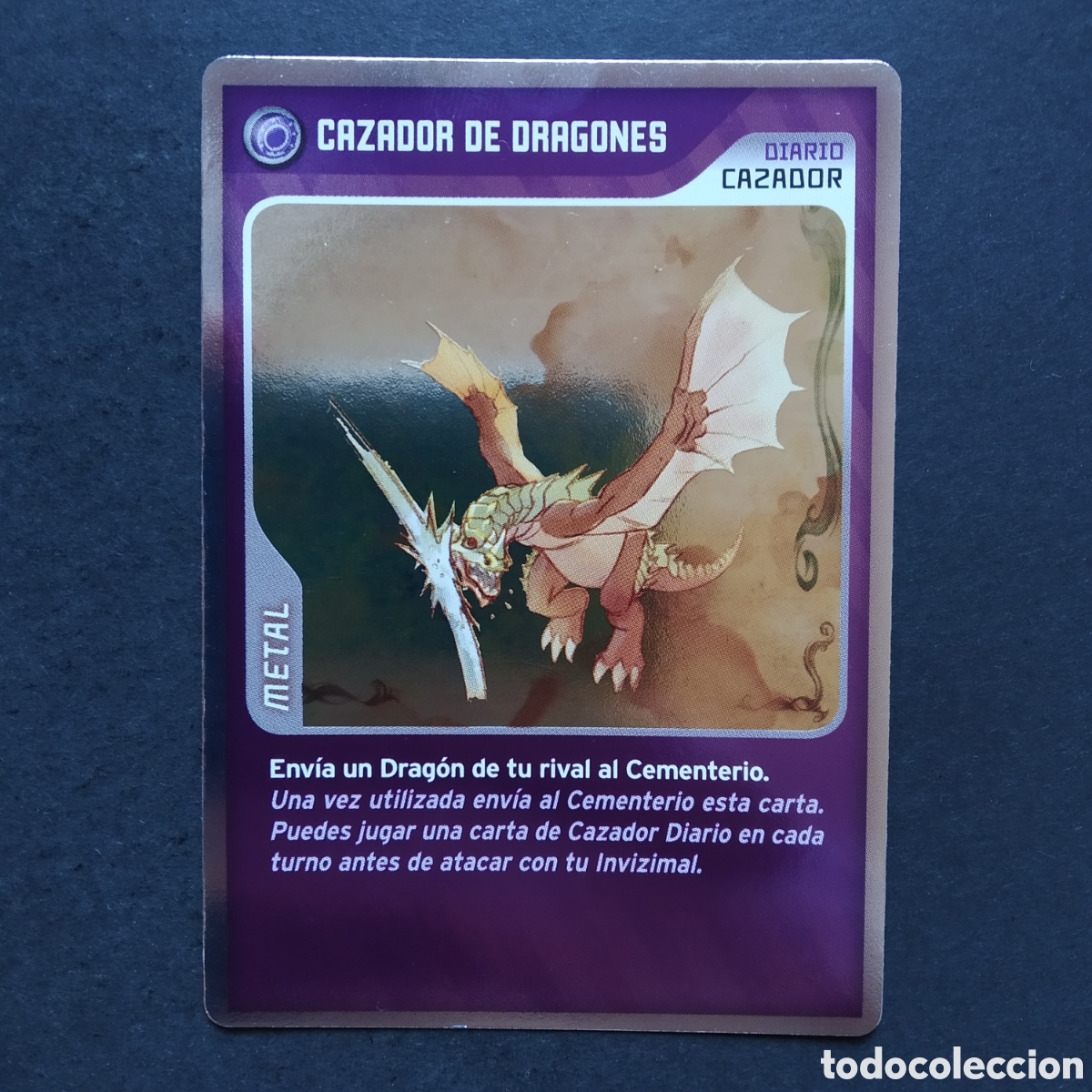 Coleccionismo cromos antiguos: CROMO - N&ordm; 389 - CAZADOR DE DRAGONES - INVIZIMALS, DESAFIOS OCULTOS - PANINI - A&Ntilde;O 2013