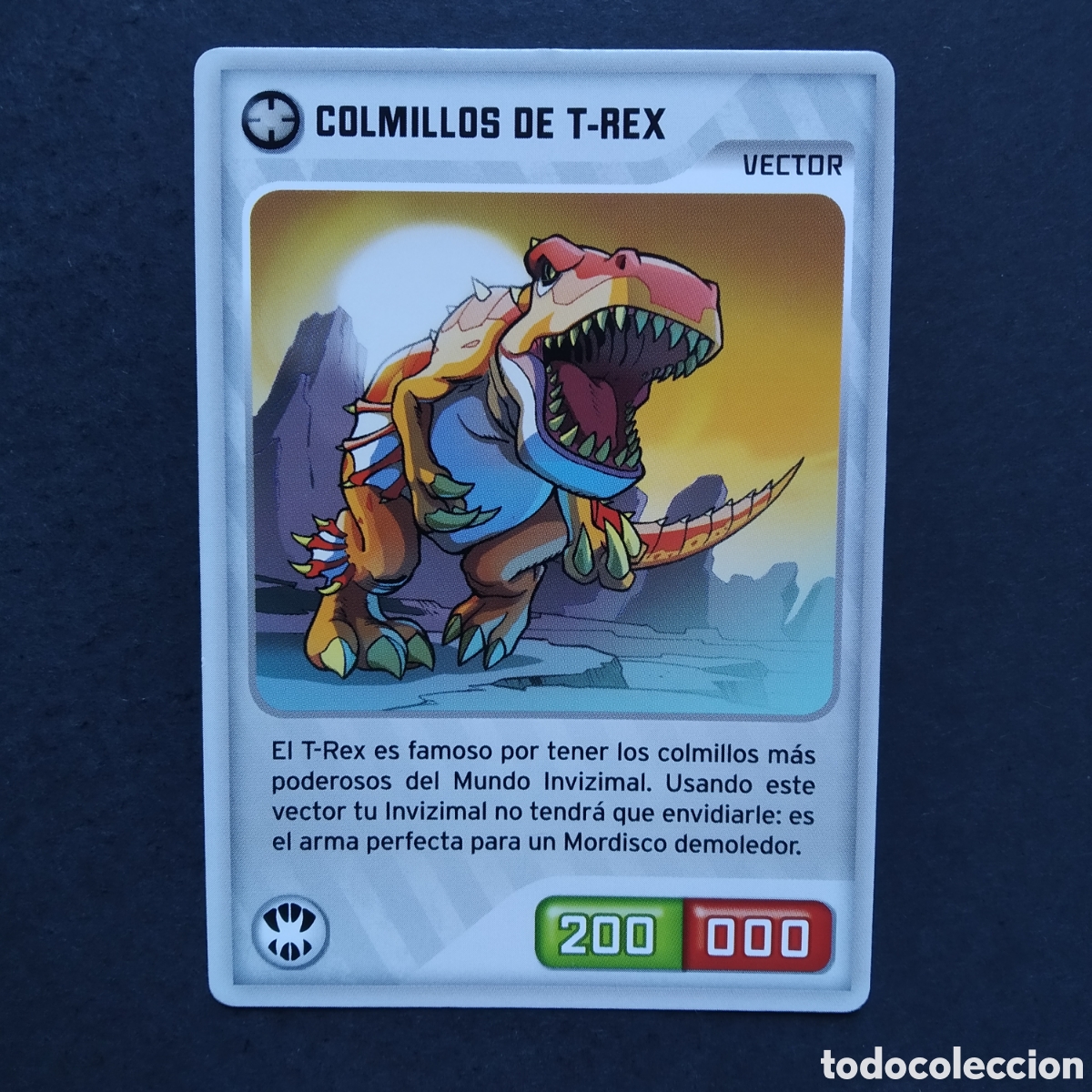 Coleccionismo cromos antiguos: CROMO - N&ordm; 392 - COLMILLOS DE T-REX - INVIZIMALS, DESAFIOS OCULTOS - PANINI - A&Ntilde;O 2013