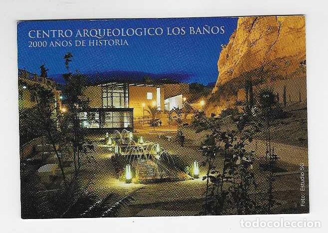 Coleccionismo cromos antiguos: CALENDARIO DE BOLSILLO A&Ntilde;O 2005 TURISMO - CENTRO ARQUEOL&Oacute;GICO LOS BA&Ntilde;OS - MURCIA - VER FOTO REVERSO