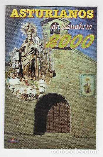 Coleccionismo cromos antiguos: CALENDARIO DE BOLSILLO A&Ntilde;O 2000 ASTURIANOS DE SANABRIA - VER FOTO REVERSO