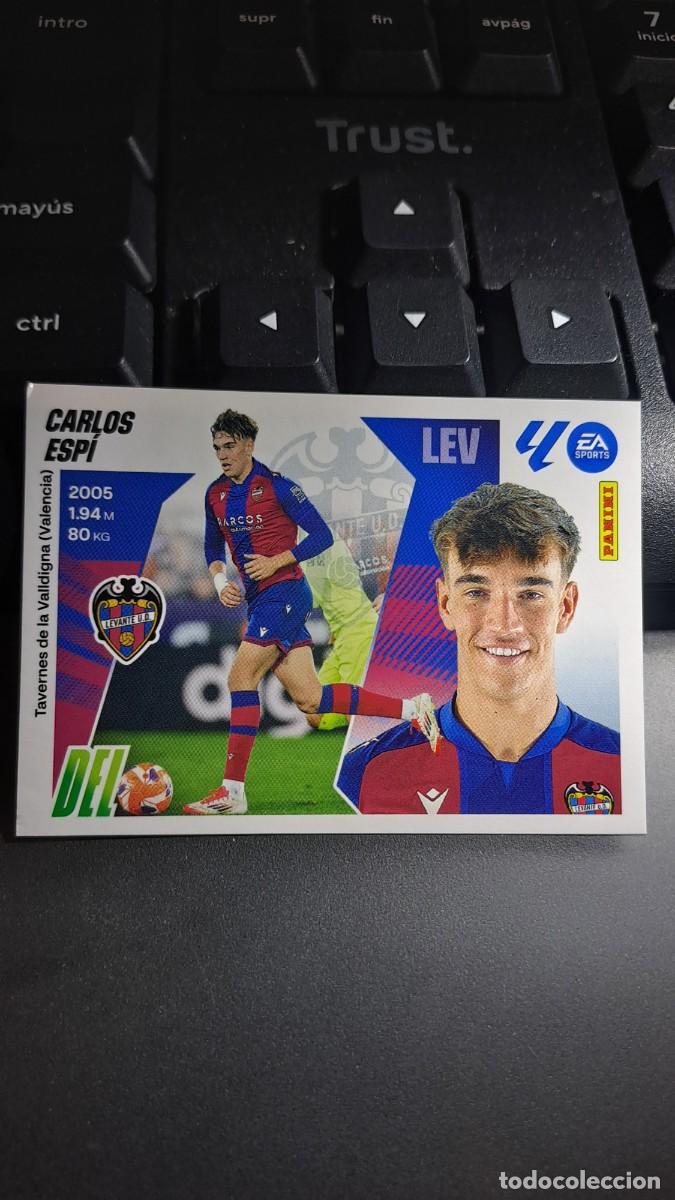 Coleccionismo cromos antiguos: CROMO CARLOS ESPI 19A 19 A LEVANTE LIGA 2025 2026 25 26 ESTE PANINI NUNCA PEGADO
