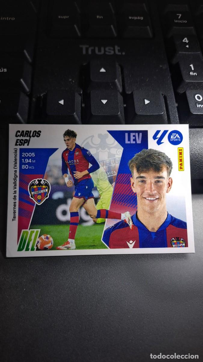 Coleccionismo cromos antiguos: CROMO CARLOS ESPI 19A 19 A LEVANTE LIGA 2025 2026 25 26 ESTE PANINI NUNCA PEGADO