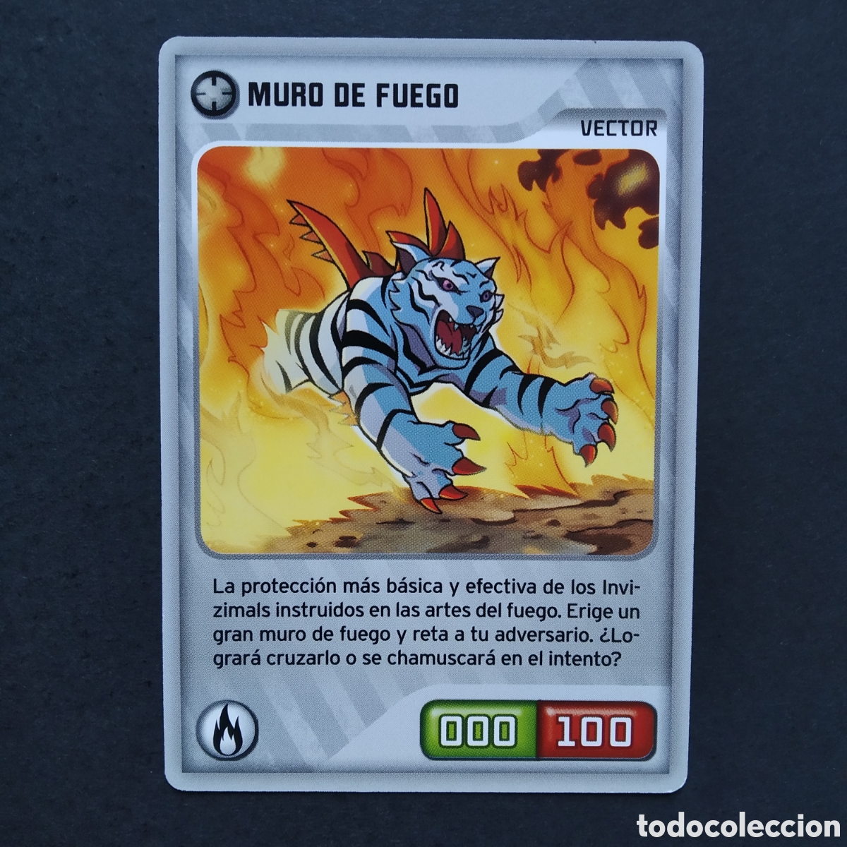 Coleccionismo cromos antiguos: CROMO - N&ordm; 404 - MURO DE FUEGO - INVIZIMALS, DESAFIOS OCULTOS - PANINI - A&Ntilde;O 2013