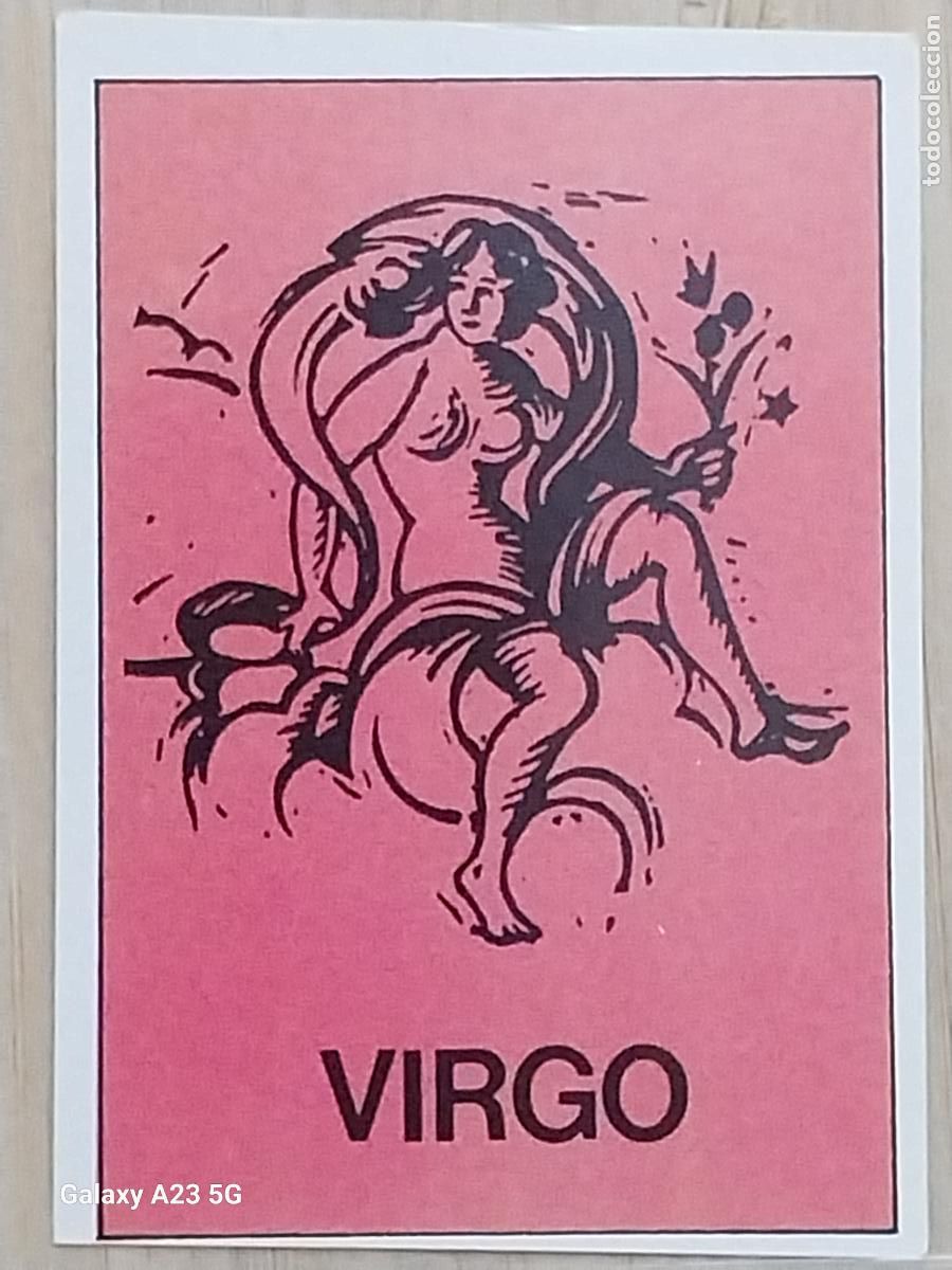 Coleccionismo cromos antiguos: BARCELONA 92 VIRGO HOROSCOPO OLIMPIADAS * CROMO ORIGINAL SIN PEGAR NUNCA 6.9X4.85CMS ADHESIVO