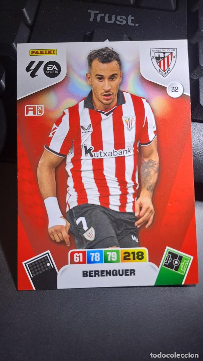 Coleccionismo cromos antiguos: ADRENALYN XL BERENGUER 32 ATHLETIC CLUB DE BILBAO CROMO LIGA 2025 2026 25 26 PANINI
