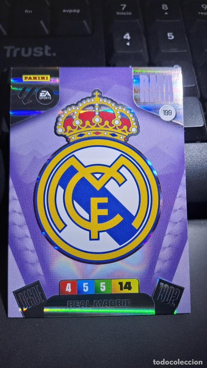 Sammeln alte Sammelbilder: ADRENALYN XL ESCUDO REAL MADRID 199 CROMO LIGA 2025 2026 25 26 PANINI