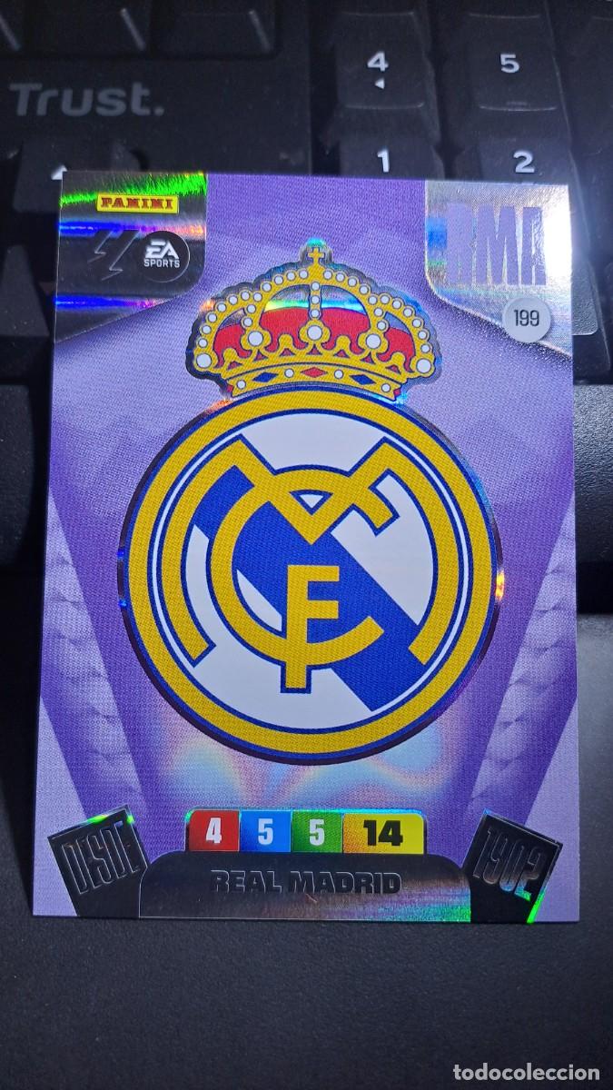 Sammeln alte Sammelbilder: ADRENALYN XL ESCUDO REAL MADRID 199 CROMO LIGA 2025 2026 25 26 PANINI