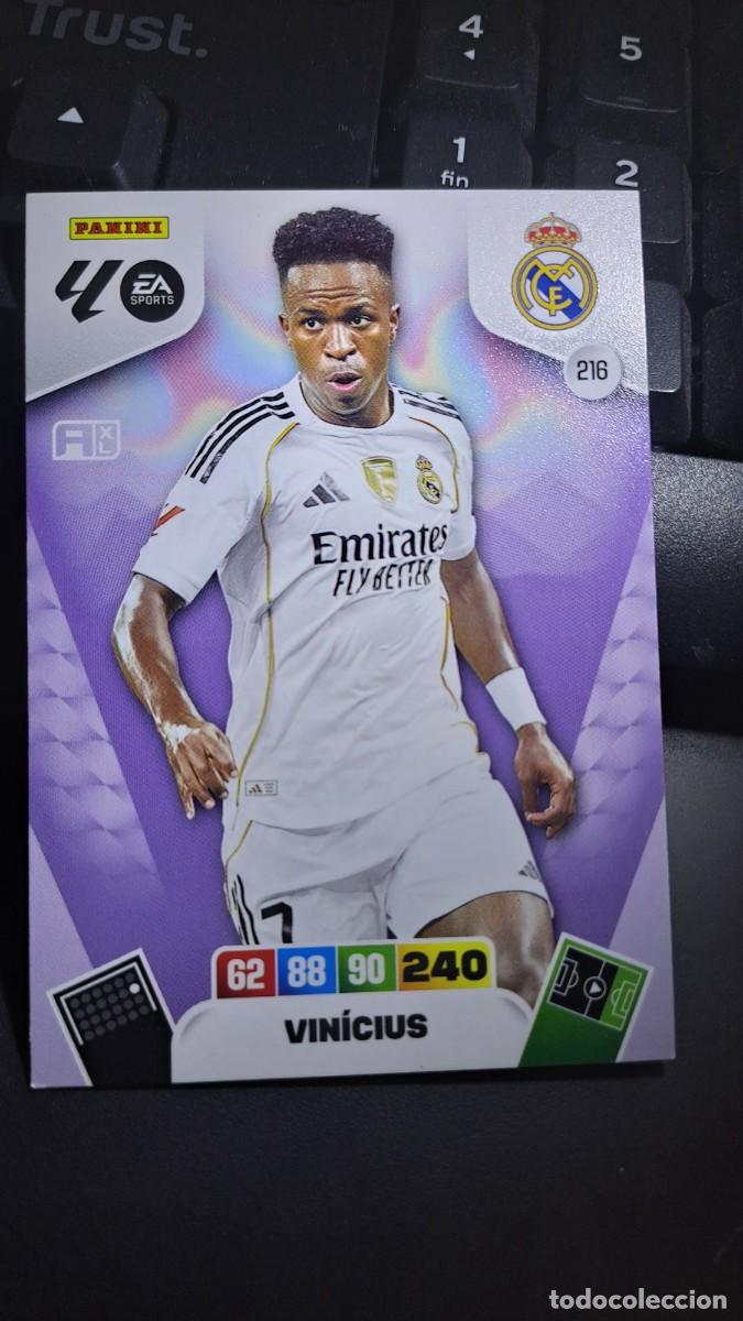 Collezionismo Figurine antiche: ADRENALYN XL VINICIUS 216 REAL MADRID CROMO LIGA 2025 2026 25 26 PANINI